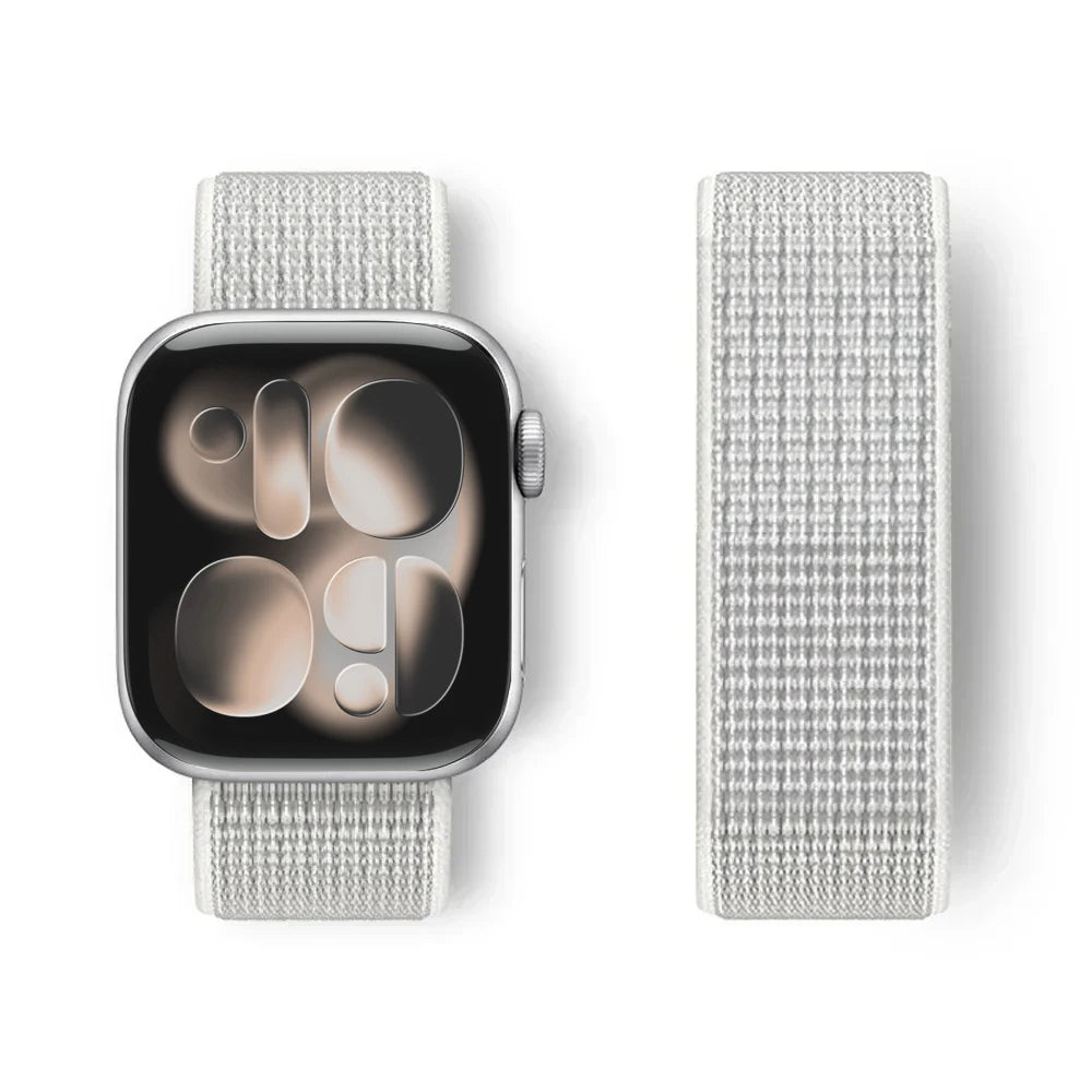 Nylon Loop for Apple Watch Band S11 46mm 40mm 44mm 45mm 42mm 41mm 49mm Smart Belt Bracelet for IWatch 11/10/9/8/7/6/SE/5/4 Strap