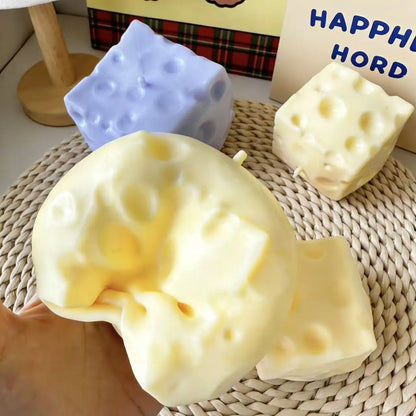 1pc 7cm Square Ultrathin Cheese Ball Squishy, TPR Shell Slow Rebound Squeeze Toy, No Filler, DIY Cheese Skin Squishy, Birthday/Halloween Gift, Perfect Gift, Stress Relief Gift For Teens