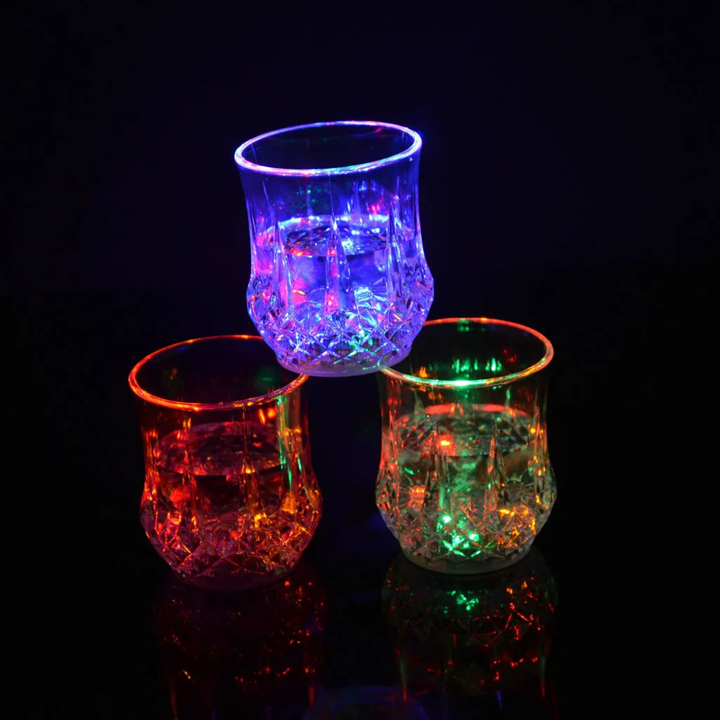 NoEnName_Null Glasses Beer Cup Dragon LED Inductive Rainbow Color Flashing Light Glow Mugs For Party