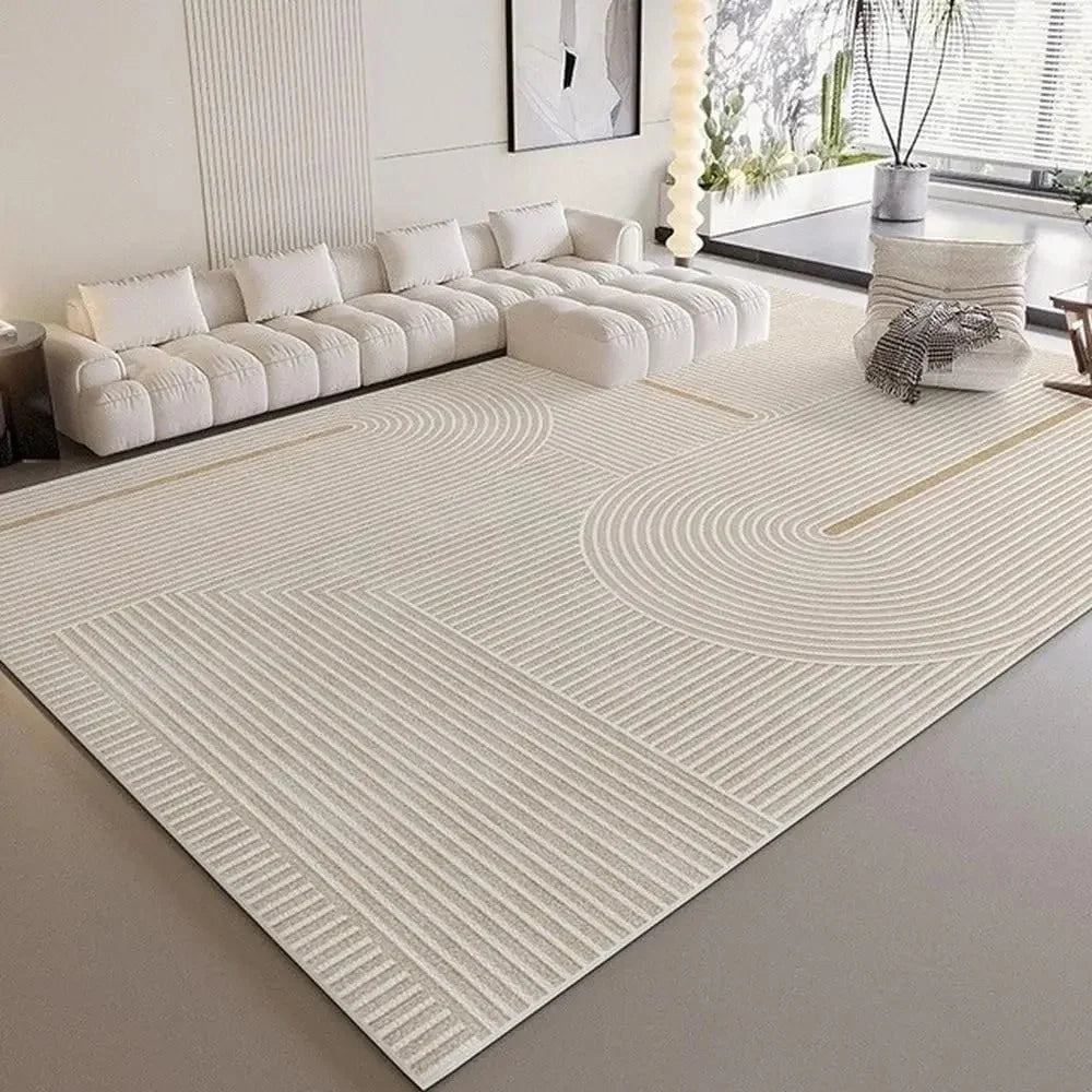 VIKAMA Modern Minimalist Area Carpet Easy To Care Non-Slip Living Room Floor Mat Bedroom Cloakroom Carpet Home Decoration