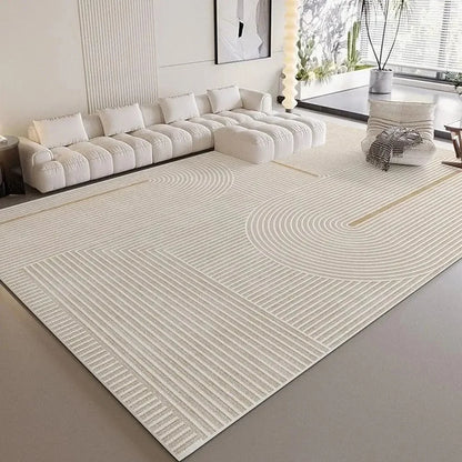 VIKAMA Modern Minimalist Area Carpet Easy To Care Non-Slip Living Room Floor Mat Bedroom Cloakroom Carpet Home Decoration