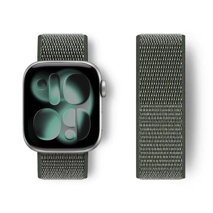 Nylon Loop for Apple Watch Band S11 46mm 40mm 44mm 45mm 42mm 41mm 49mm Smart Belt Bracelet for IWatch 11/10/9/8/7/6/SE/5/4 Strap