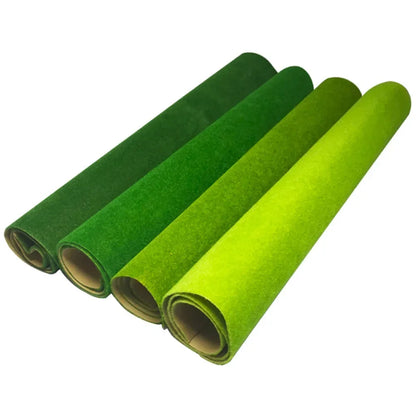 25cm artificial grass Miniature terrain mat scale model landscape train railway scenery architectural layout material garden