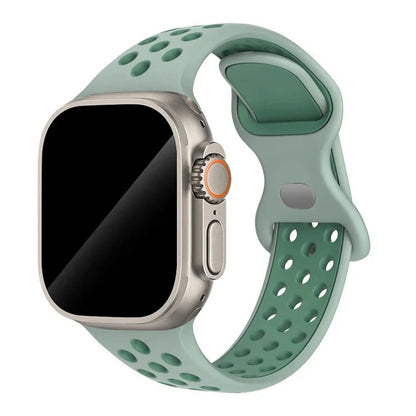 Strap For Apple Watch Band 44mm 49mm 45mm 40mm 41mm 38mm 42mm correa Breathable sports bracelet iwatch series 8 SE 7 6 5 9 Ultra