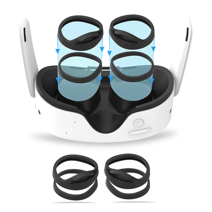 Lens Protector Cover VR Glasses Frame Spacer VR Lenses Frame Spacer Lenses Frame & Spacer for Meta Quest 3S VR Glasses