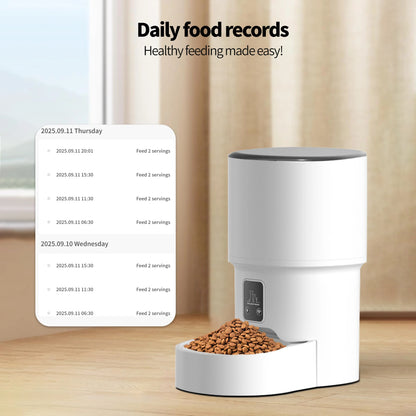 4L Smart Pet Feeder Automatic Cat Food Dispenser Cat Dog Bowl Automatic Cat Feeder Dog Slow Food Machine With Timed Quantitative