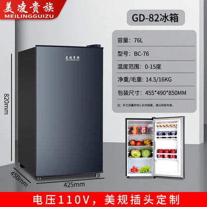 Foreign Trade Hotel Room 110V American Standard Minibar Wine Cooler Electric Stainless Steel 36L Refrigerated Storage Cabinet