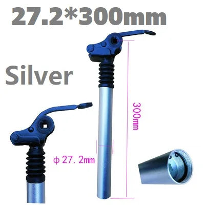 E-Bike Electric Folding Bike Shock Absorber Seat Post Alloy 25.4mm 27.2mm 28.6mm 31.8mm 33.9mm 34mm Folding Flipped Seat Post