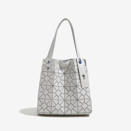 Fashion Geometric Diamond Tote Bag 2026 Versatile Six-grid Large-capacity Commuter Portable Armpit Bag New Style Handbags
