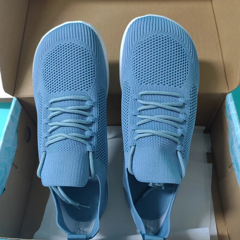 Men’s Wide-Toe Minimalist Shoes | Breathable Air-Mesh & Lightweight EVA | Daily Walking & Casual Wear