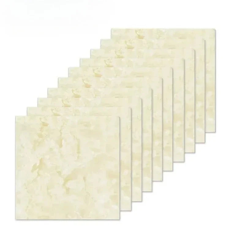 10-40PCS Imitation Marble 3D Ceramic Tile Wall Renovation Decoration Sticker Waterproof Self-adhesive Home Floor Sticker