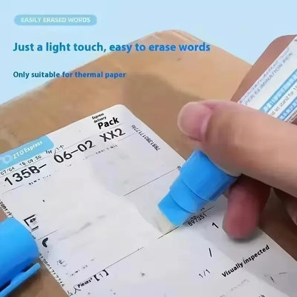 1/2/3Pcs Thermal Paper Eraser Pen Express Privacy Applicator Privacy Handwriting Cover Telephone No Trace Eraser Pen New