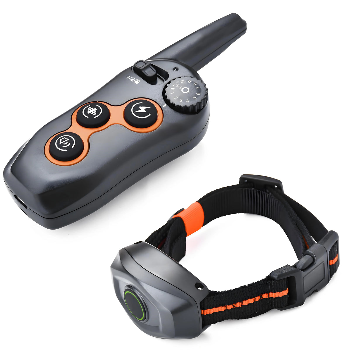 Dog Training Collar/Auto-barking Stopper 2 in 1 Function 500m Remote Control Range Waterproof Pet Electric Collar For Most Dogs