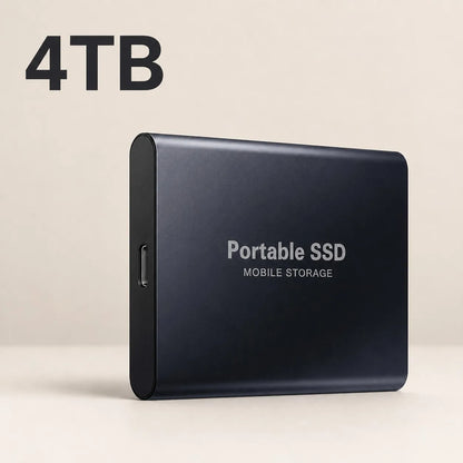 High Efficiency External Hard Disk Mobile Solid State Drive 1TB 2TB TPYE-C Storage Device For Data Backup