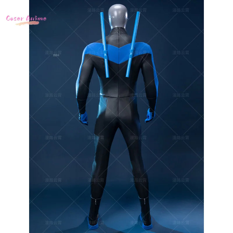 Nightwing Cosplay Costume Uniform Halloween Carnival Party Christmas Play Role Clothes Clothing