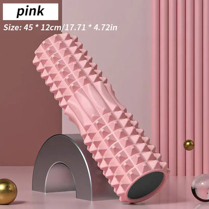 Solid massage roller foam axis massage roller - auxiliary massage muscle relaxation massage stick exercise fitness relaxation ar