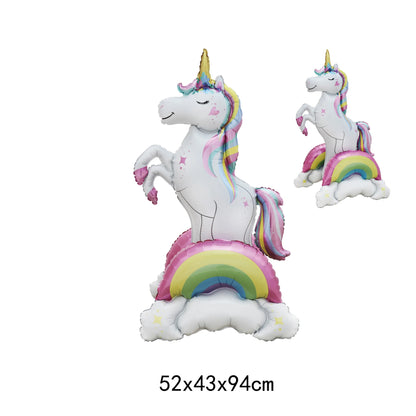 Rainbow Unicorn Balloon Unicorn Party Decor Supplies Unicorn Birthday Party Decoration Baby Shower Kids Girls Birthday Decor