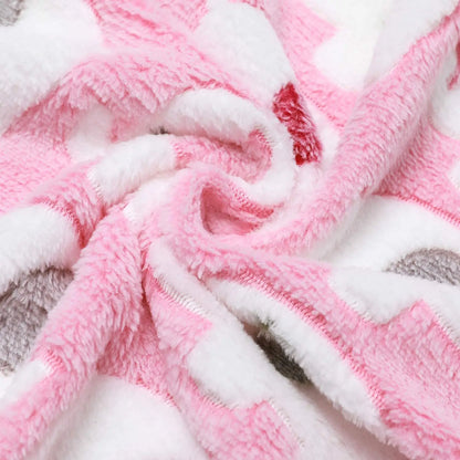 Cute Elephant Baby Blanket Newborn Swaddle Wrap Bedding Soft Warm Infant Quilt Coral Velvet Stroller Cover Babies Accessories