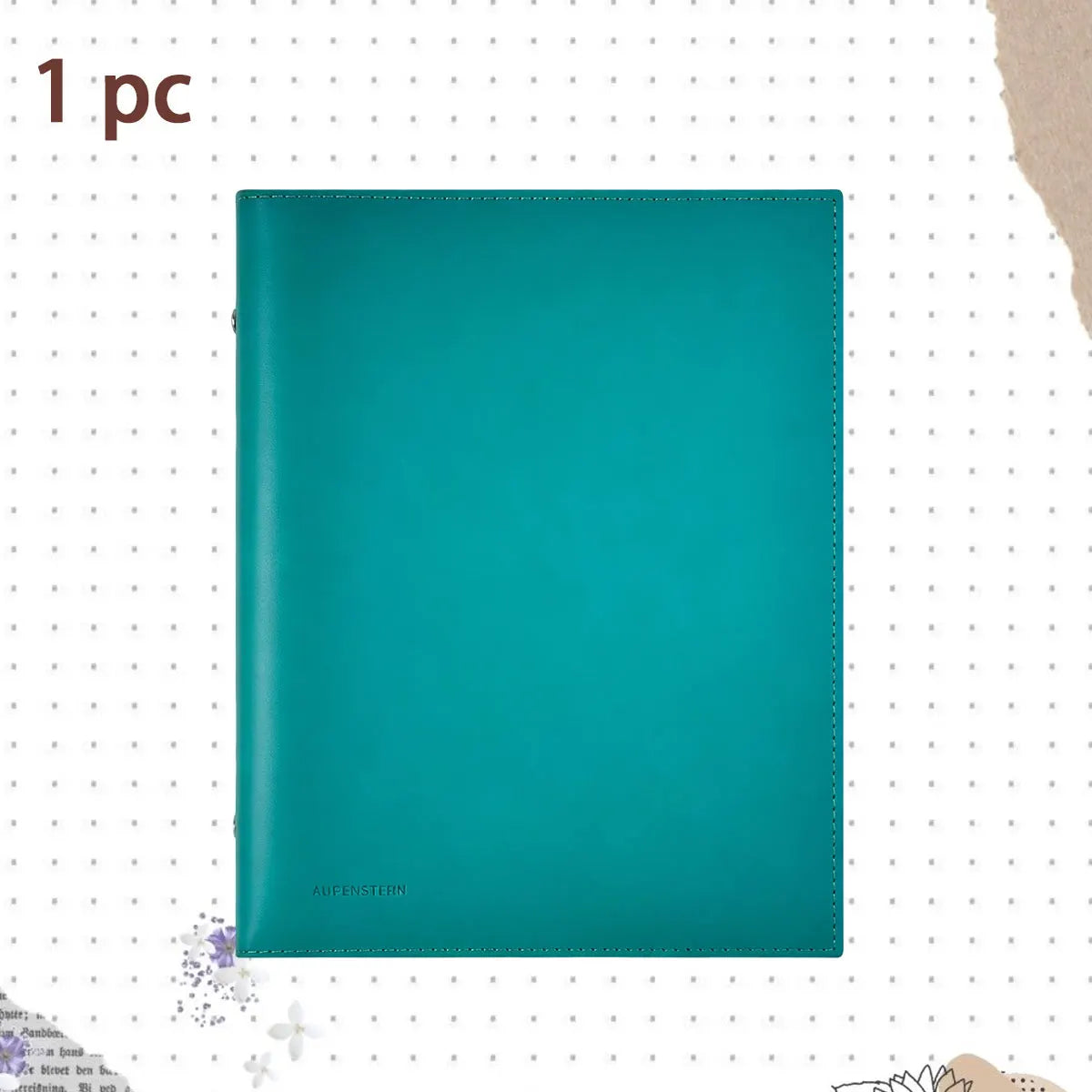 PU Leather Loose-Leaf Notebook A5 Size Waterproof Soft Leather Cover Diary Removable Pages Notebook for Office  School Supplies