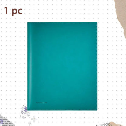 PU Leather Loose-Leaf Notebook A5 Size Waterproof Soft Leather Cover Diary Removable Pages Notebook for Office  School Supplies