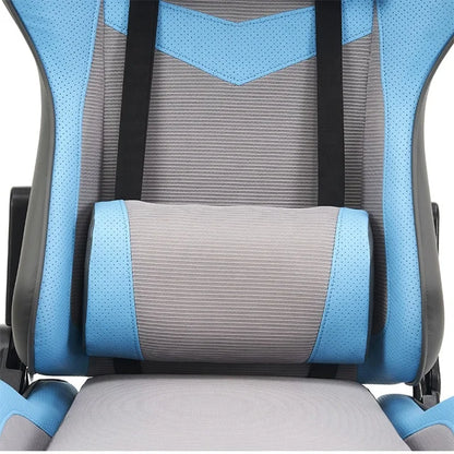 Ergonomic Computer Chair Gaming Chair LED Lights  Adjustable Lumbar Support