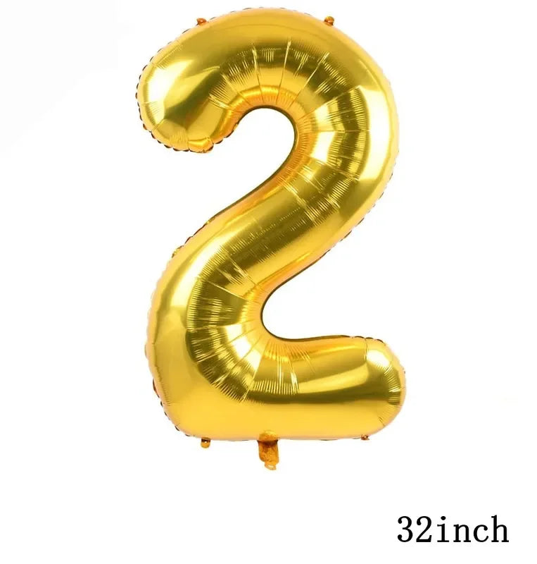New 1Set Numberblocked Party Supplies TV Show Number Latex Balloons Toy Decor Happy Birthday Banner Bunting Cake Topper Balloon