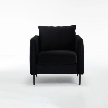 32.68-inch Comfortable Single Sofa With A Medieval-modern Style Featuring Comfortable Cushions and Backrests Suitable For Bedrooms Offices or Reading Spaces