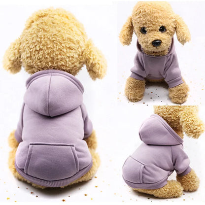 Dog Coat for Small Dogs | Warm Solid Pullover | Chihuahua, Yorkshire Terrier & Bulldog