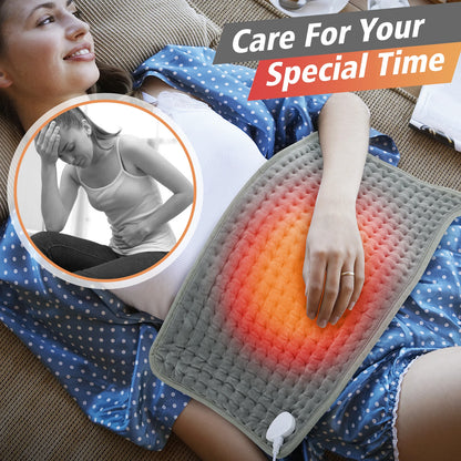 Electric Heating Pad Thermal Mat for Neck and Back Muscle Relaxation Household Warm Abdomen Winter Heated Blanket Office