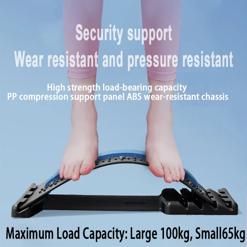 Lumbar Stretcher Device for Lower Back Pain Lower Device for Back Opening Yoga Spine Correction Pillow for Back Chiropractic YBA