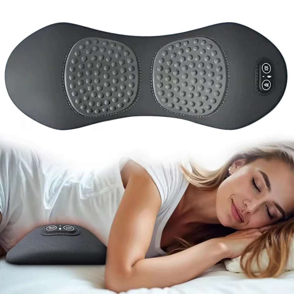 Multi-functional 3-in-1 Back Massager with Relief Bed Sleeping Shiatsu Deep Tissue Portable Shoulder Lower Back Pain Relief