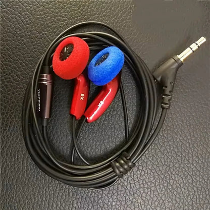 YINCROW X6 3.5mm In-ear Earphones Flat Head Earbuds Professional Fever HIFI Earphone PK PK1 MX985