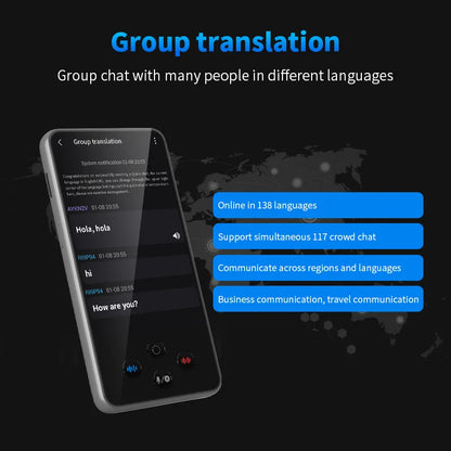 Language Translator Device Support 138 Traductor De Idiomas En Tiempo Real Translation AI Translator with ChatGPT Translator