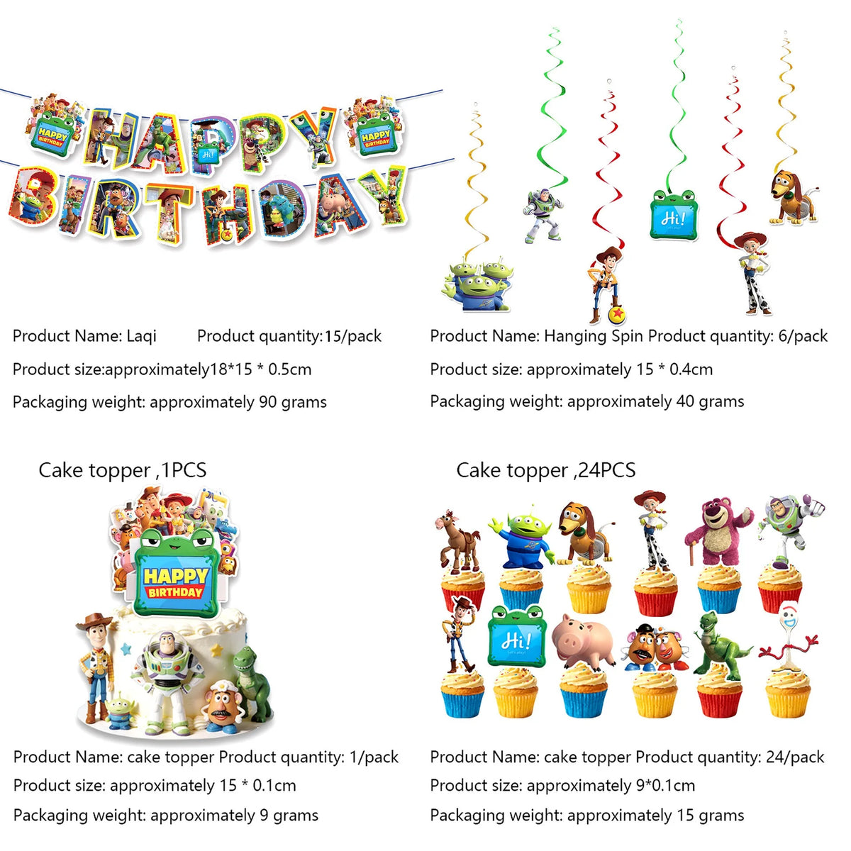 Toy Story Birthday Party Supplies Balloon Tableware Paper Plates Cups Napkins Kids Party Decor Baby Shower Picnic Table Supplies