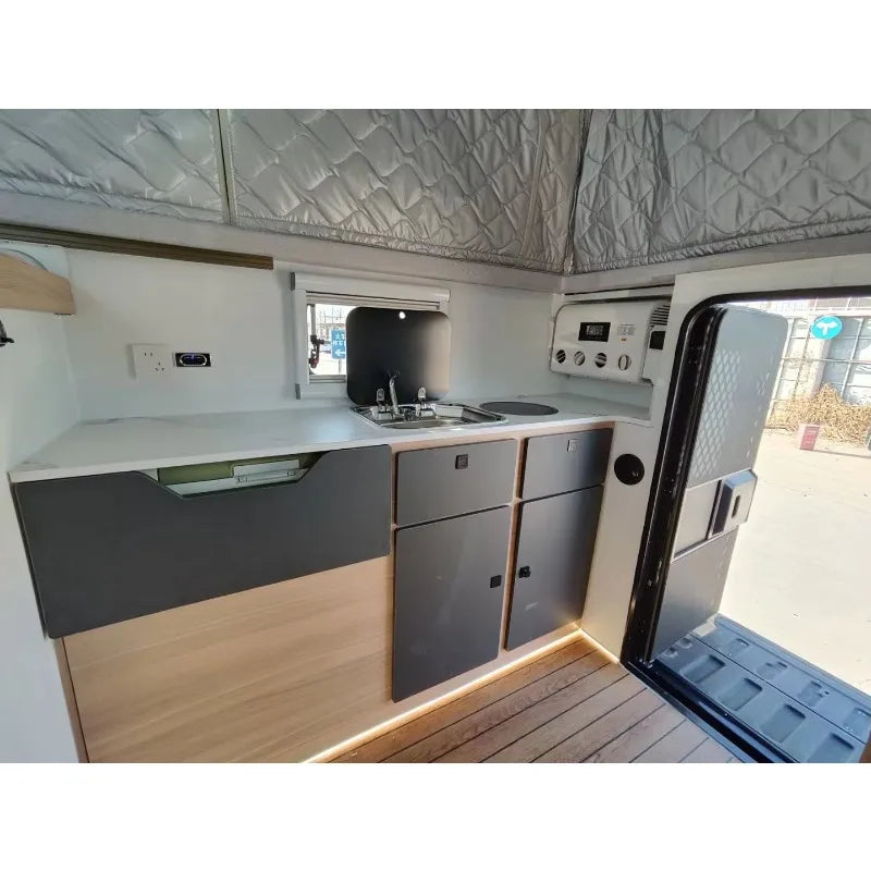 Customized High Performance All Terrain Pop Up Pickup Camper Liftable Camping Tent Wild Travel RV
