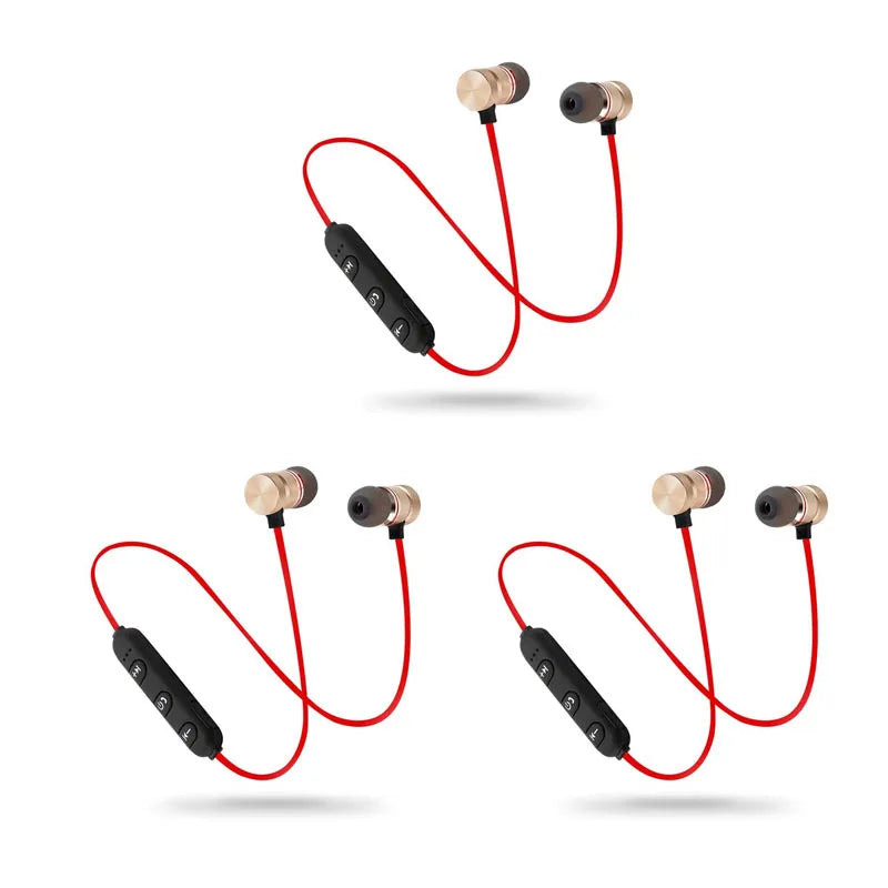 1/2/3/4pcs Bluetooth Earphone Sports Neckband Magnetic Wireless Earphones Stereo Earbuds Music Headphones With Mic For Xiaomi
