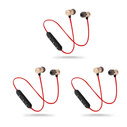 1/2/3/4pcs Bluetooth Earphone Sports Neckband Magnetic Wireless Earphones Stereo Earbuds Music Headphones With Mic For Xiaomi