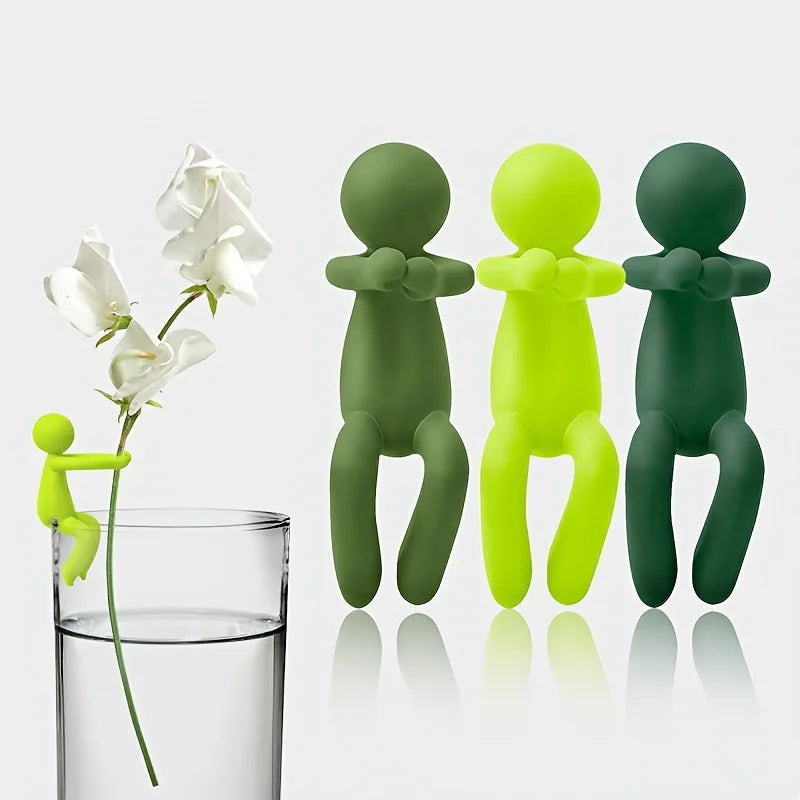3 Colorful plant stand - The plastic flower stand features a unique design，Convenient for plant cultivation and flower storage，V