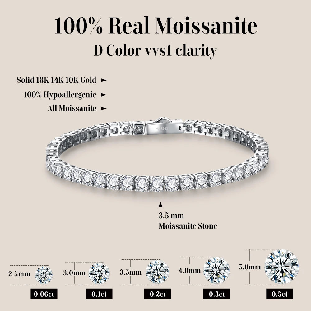 Attagems 4.0mm 5.0mm Dvvs1 Pass Diamond Test Round Cut Moissanite
