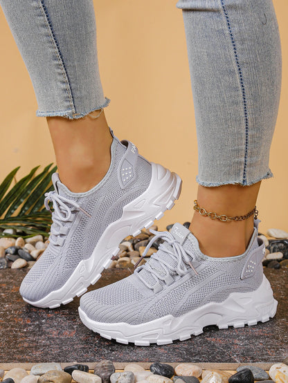 Women's Shoes, Women's Sports Shoes 2025 Women's Shoes Breathable Single-Mesh Dad Shoes Women's Casual and Versatile Sports Shoe