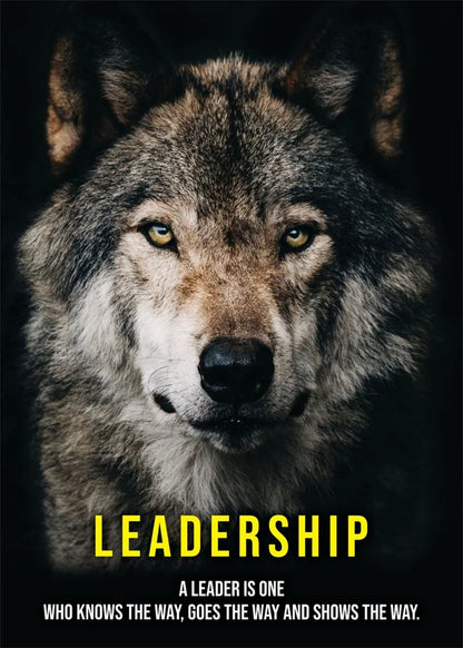 Animals Motivational Posters Eagle Wolf Lion Tiger Motivation Art Canvas Paitning Success Mindset Inspirational Wall Art Decor