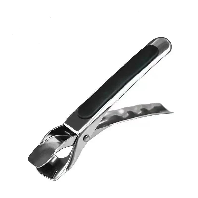 Anti-Scald Gripper Clip Multipurpose Non-Slip Plate Bowl Retriever Tongs with Silicone Handle Hot Dish Kitchen Tool