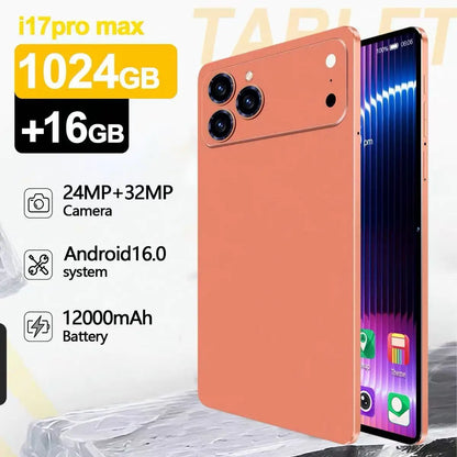 iPad 17 Pro Max SIM 16GB 11.6inch Tablet Dual 1TB MTK G99 5G Dual Card Video Android16 4K HD call WIFI MI Global Version PC AC37