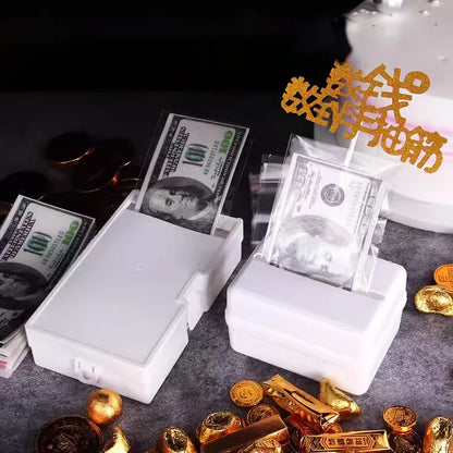 Birthday Money Box Cake Money Cake Pull Out Kit for Birthday Graduation Party Cake Decoration Includes 1 Money Box