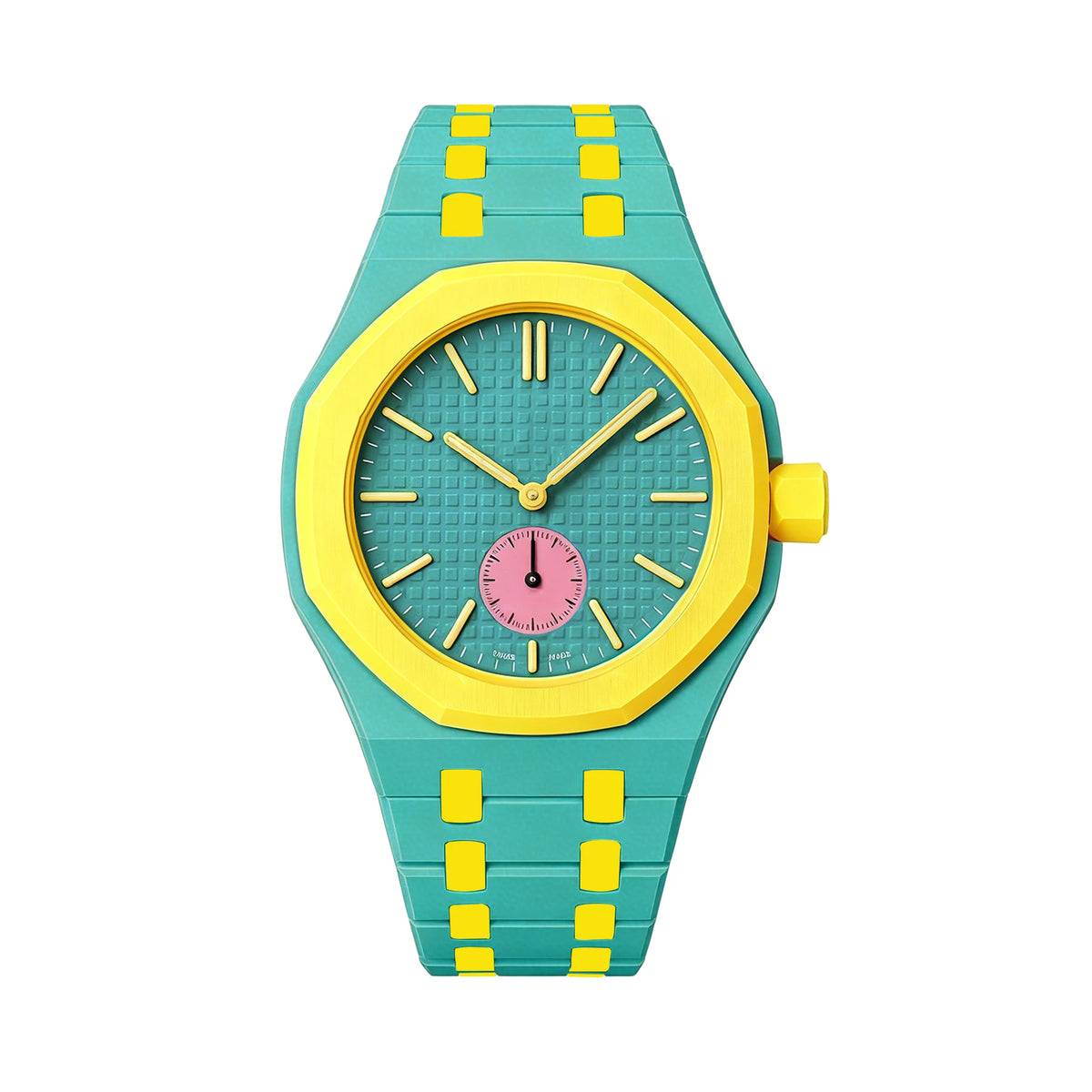 Bioceramic Strap＋Case For Swatch x AP Royal Pop Modification Kit Bracelet Replacement Biomaterials Band For Royal Pop Accessory
