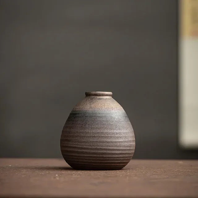 Creative Handmade Antique Ceramic Vases Modern Minimalist Ceramic Decorative Handicrafts