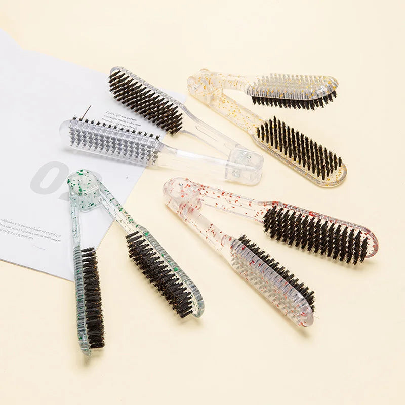 Salon Straightener, Anti-Static Double-Sided Brush and Comb, Suitable for Thick and Rough Hair, Suitable for Straight Hair