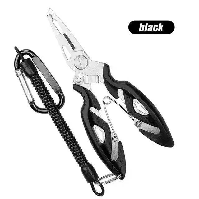 Outdoor Fishing Pliers Wire Cutter Multifunctional Knot Aluminum Alloy Scissor Hook Remover 150g 20CM Fishing Gear