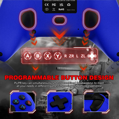 Game Controller For Xbox One Series X/S/PC Controle Xbox One Wireless Gamepad 6 Axis Gyro Dual Vibra Turbo Consoles Joystick