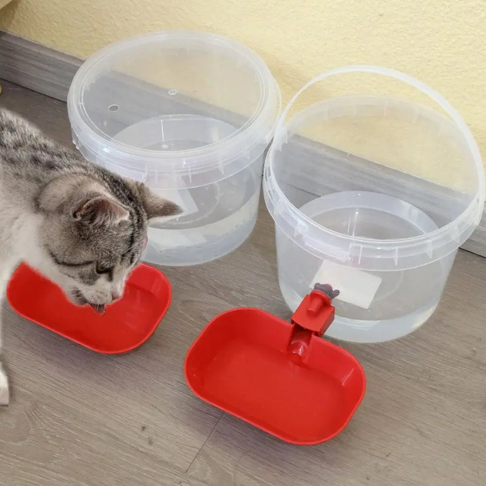 3L Automatic Pet Water Dispenser Large Capacity Dog Drinking Fountain Non-Spill Cat Dog Bowl with Auto Shut-Off